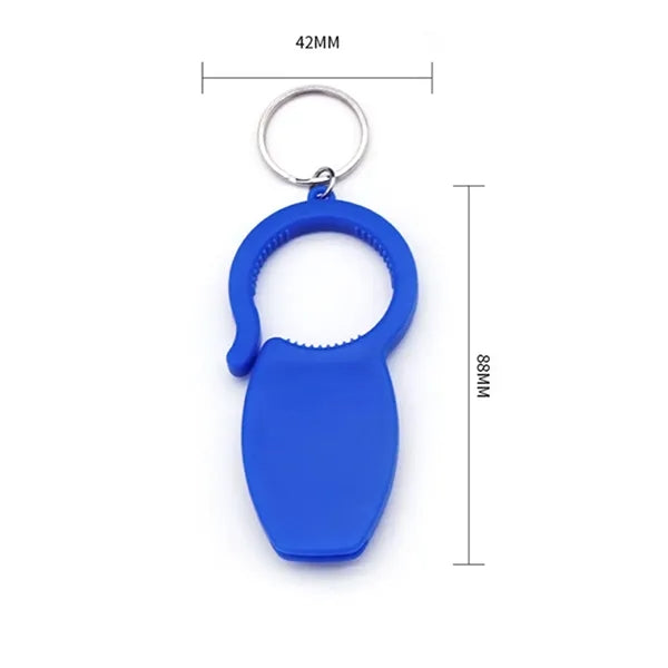 3-in-1 Bottle Opener Keychain Can Tab Lifter Pull Helper