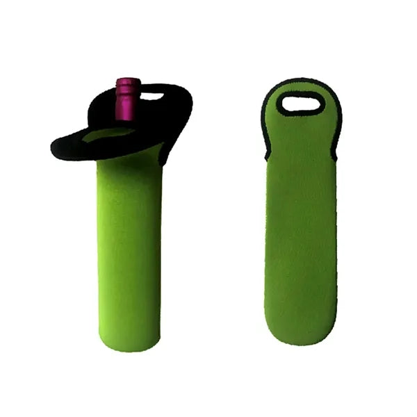 Single Bottle Cooler Bag with Handle for Wine Beer Beverages