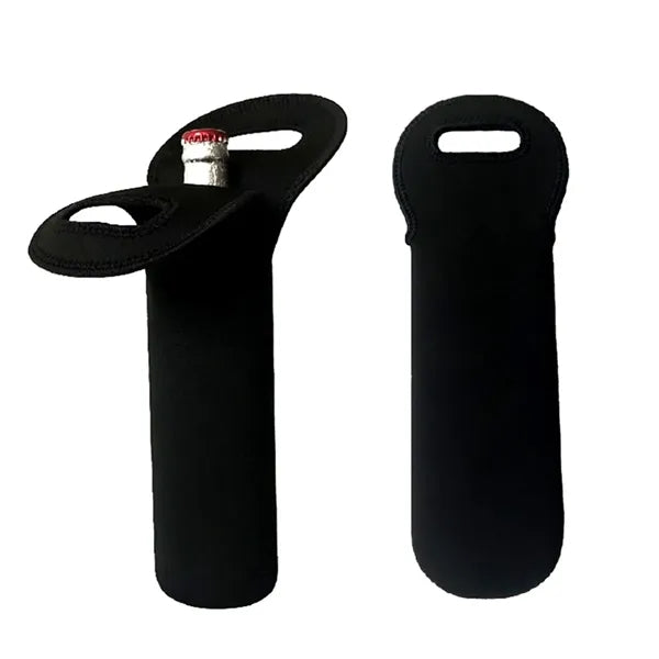 Single Bottle Cooler Bag with Handle for Wine Beer Beverages