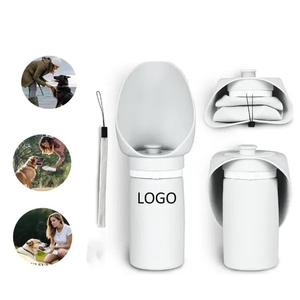 Silicone Dog Water Bottle Portable Bowl