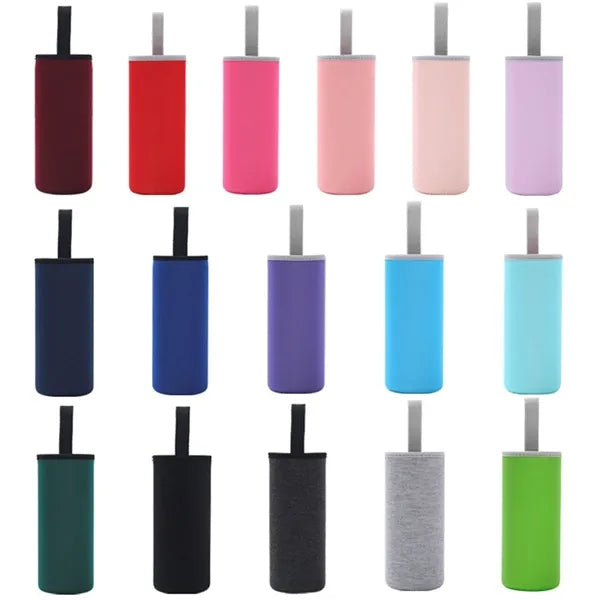 Portable Water Bottle Sleeve w/ Handle Shockproof Cup Cover