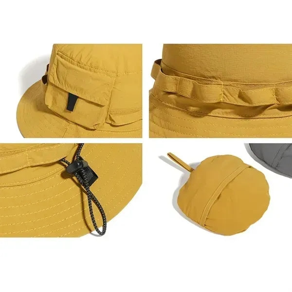 Quick-Drying for Men Women Foldable Waterproof Fishing Hat