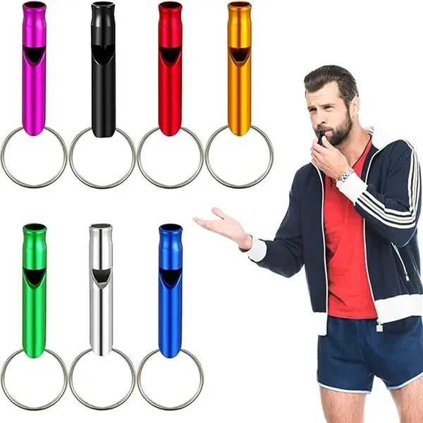 Multifunction Portable Emergency Whistle Keychain