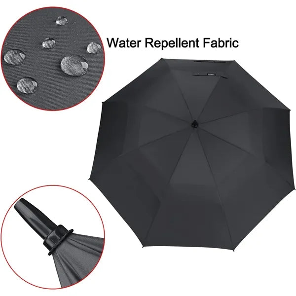 Automatic Open Golf Umbrella Extra Large Double Canopy