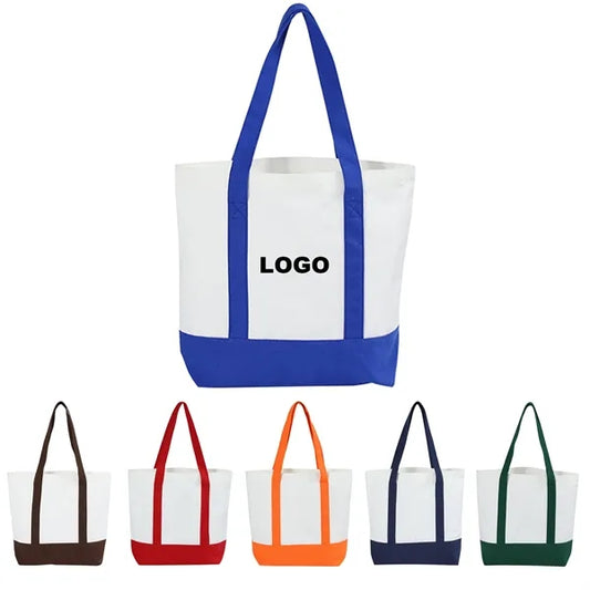 Cotton Canvas Tote Boat Bags