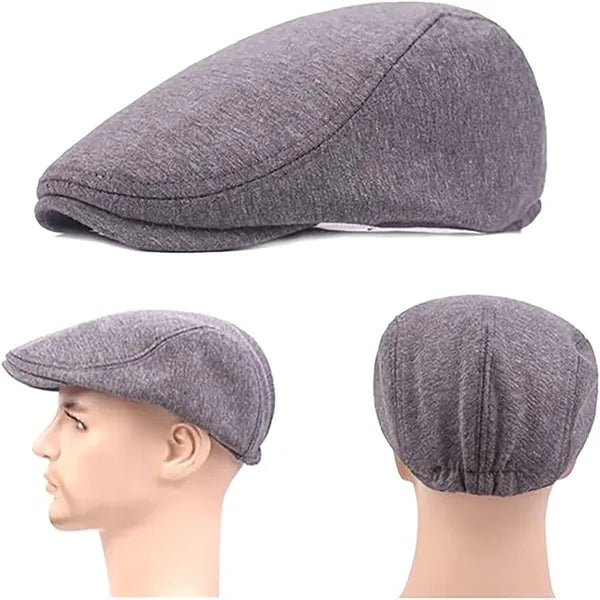 Warm Forward British Soft Top Newsboy Hat