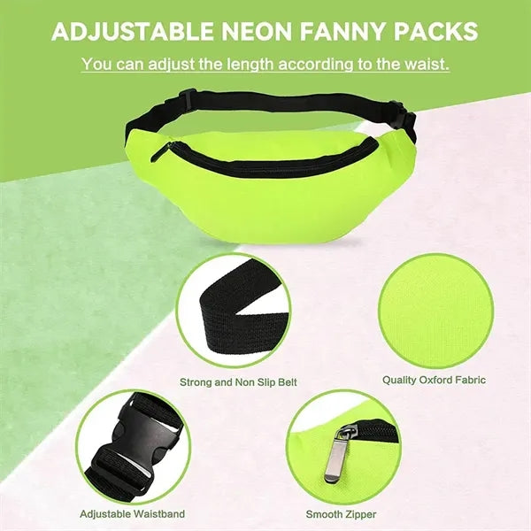Adjustable Crossbody Fanny Pack Waist Pouch Belt Bag