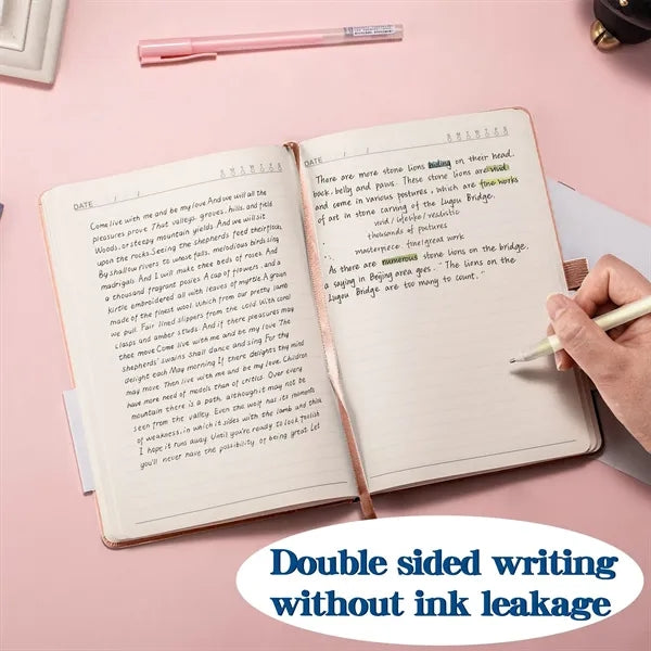 A5 Full-Color Pu Notebook With Elastic Band