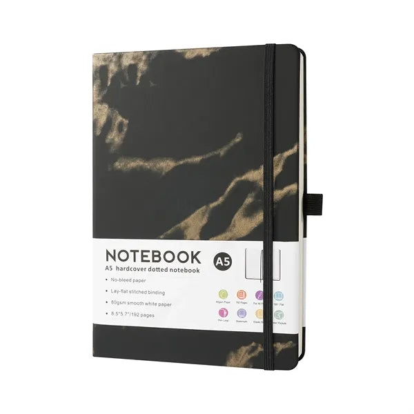 A5 Full-Color Pu Notebook With Elastic Band
