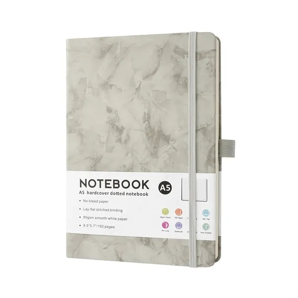 A5 Full-Color Pu Notebook With Elastic Band