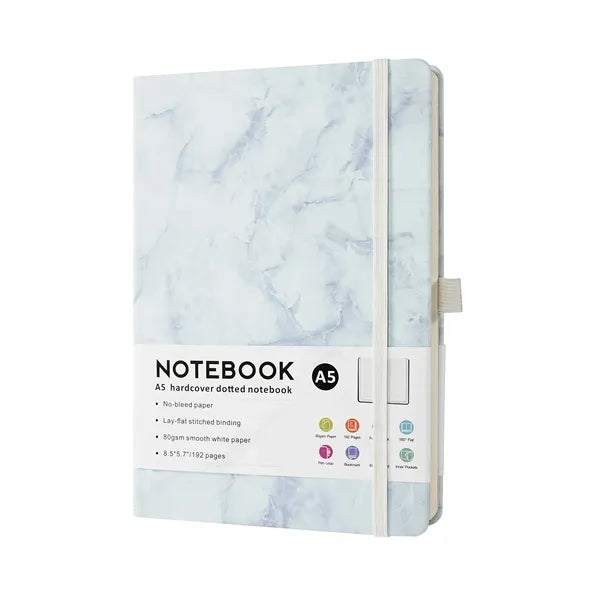 A5 Full-Color Pu Notebook With Elastic Band