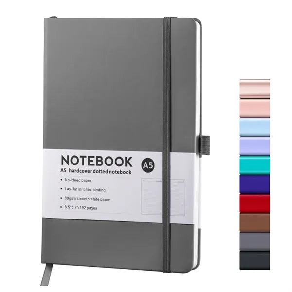A5 Full-Color Pu Notebook With Elastic Band