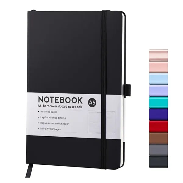 A5 Full-Color Pu Notebook With Elastic Band