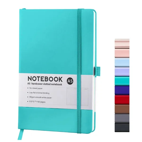 A5 Full-Color Pu Notebook With Elastic Band