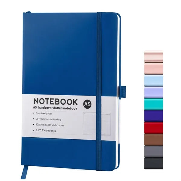 A5 Full-Color Pu Notebook With Elastic Band