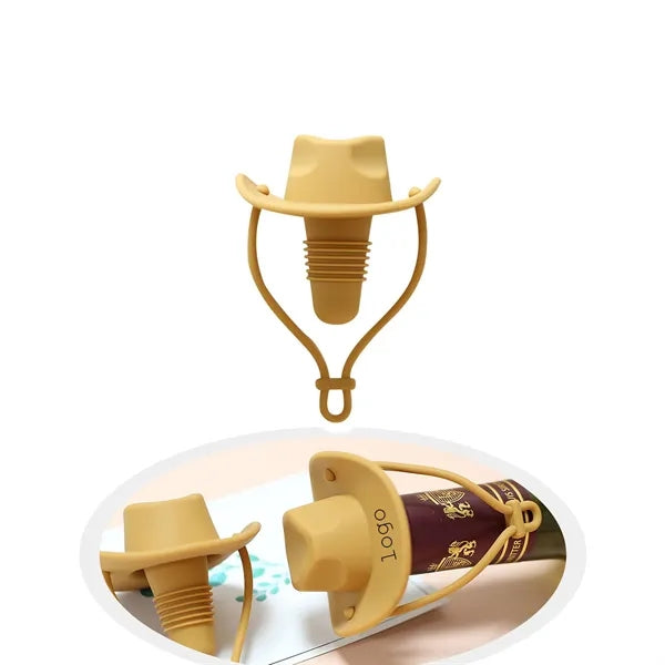 Cowboy Hat Silicone Wine Stopper