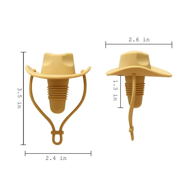 Cowboy Hat Silicone Wine Stopper