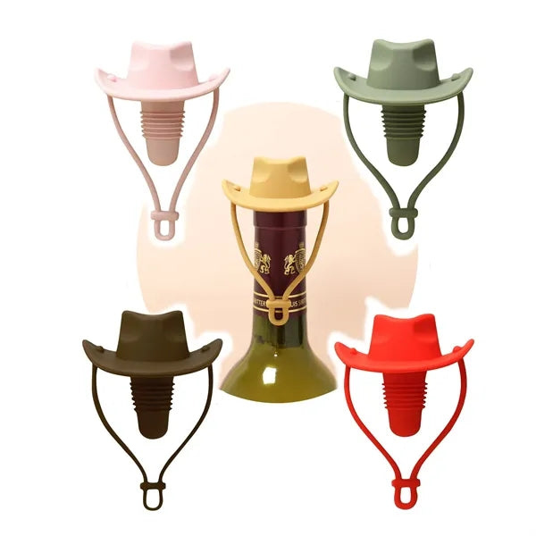 Cowboy Hat Silicone Wine Stopper