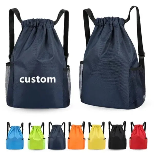 Sports Large Waterproof Basketball Backpack Drawstring Bag