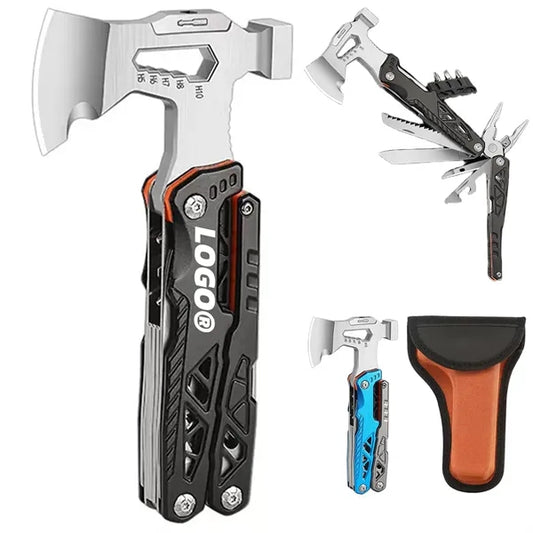 Multi Tool Camping Hatchet With Hammer And Survival Kit