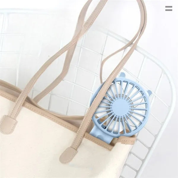 Portable Handheld Mini Fan with USB Rechargeable Battery