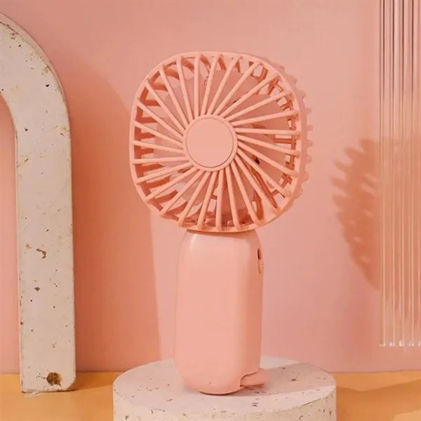 Portable Cartoon Handheld Fan with USB Charging