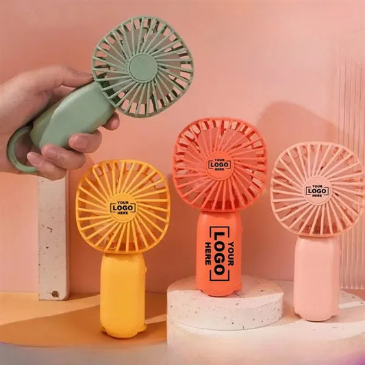 Portable Cartoon Handheld Fan with USB Charging