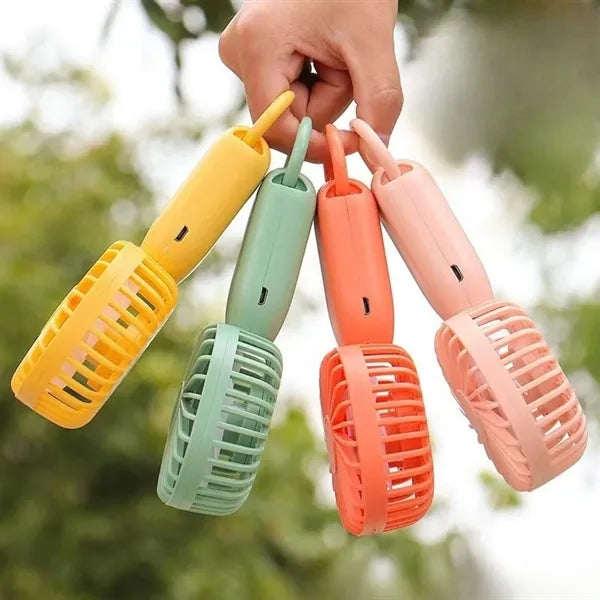 Portable Cartoon Handheld Fan with USB Charging