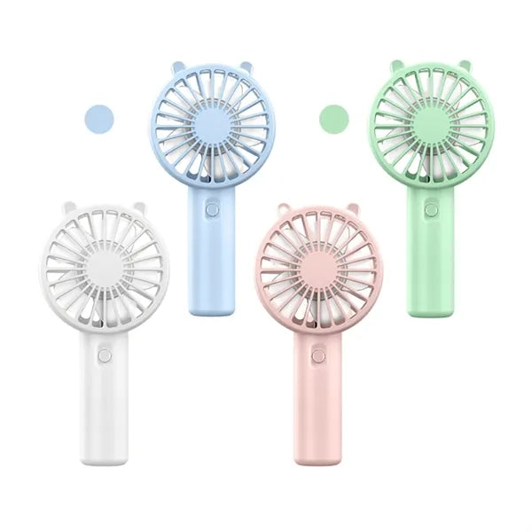 Portable Handheld Mini Fan with USB Rechargeable Battery
