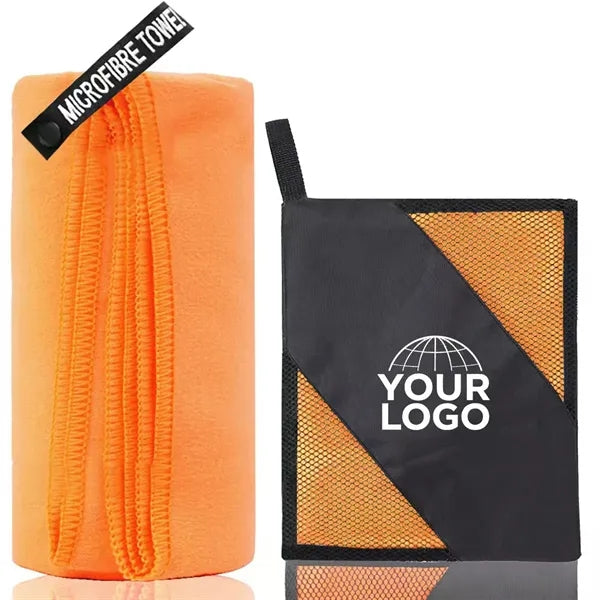 Portable microfiber sweat absorbent sports towel
