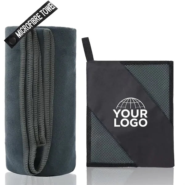 Portable microfiber sweat absorbent sports towel