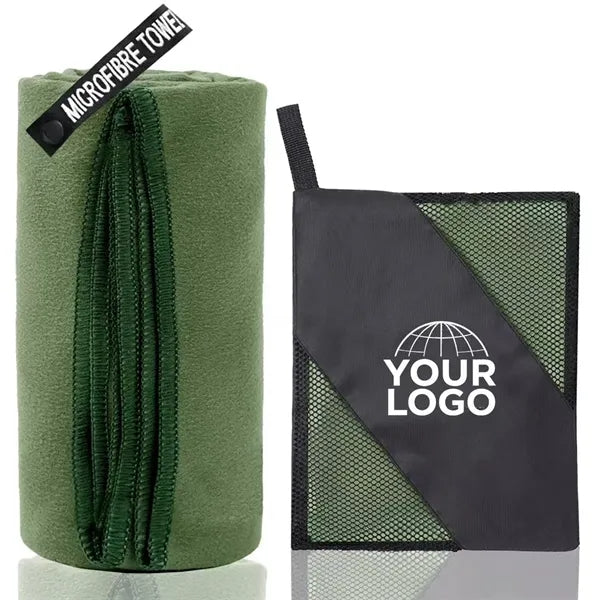 Portable microfiber sweat absorbent sports towel