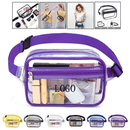 Clear Crossbody Bag with Adjustable Shoulder Strap