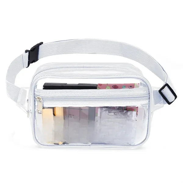 Clear Crossbody Bag with Adjustable Shoulder Strap