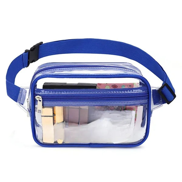 Clear Crossbody Bag with Adjustable Shoulder Strap