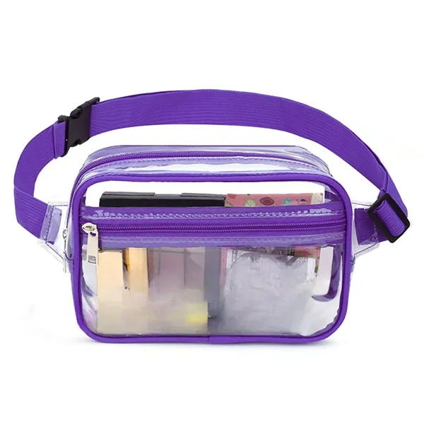Clear Crossbody Bag with Adjustable Shoulder Strap