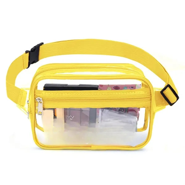 Clear Crossbody Bag with Adjustable Shoulder Strap