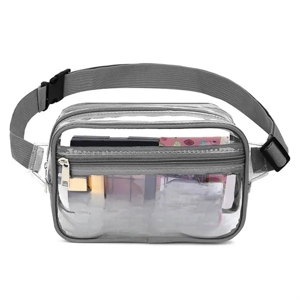 Clear Crossbody Bag with Adjustable Shoulder Strap