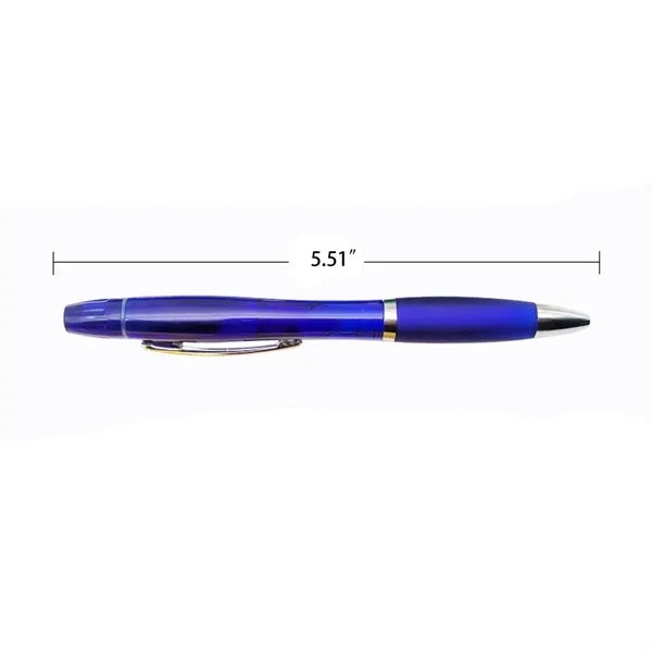 Ballpoint Pen with Highlighter Tips