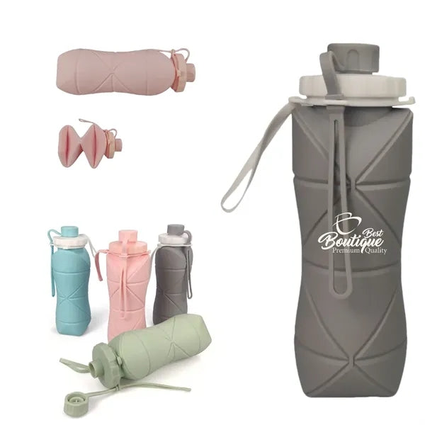Collapsible Water Bottle Silicone Foldable