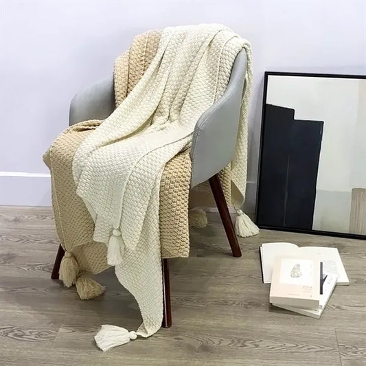 Acrylic Knitted Blanket
