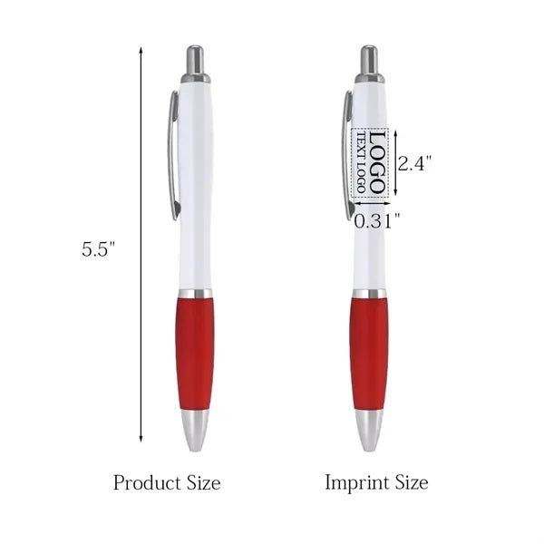 Plastic Click Satin Pen