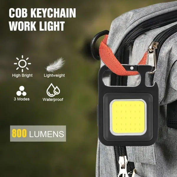 Rechargeable Mini COB Keychain LED Work Light