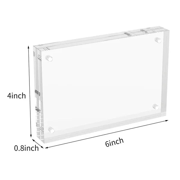 Frameless Acrylic Picture Frame