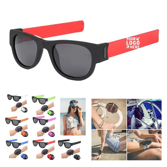 Foldable Sunglasses Bracelet w/ Polarized UV Protection