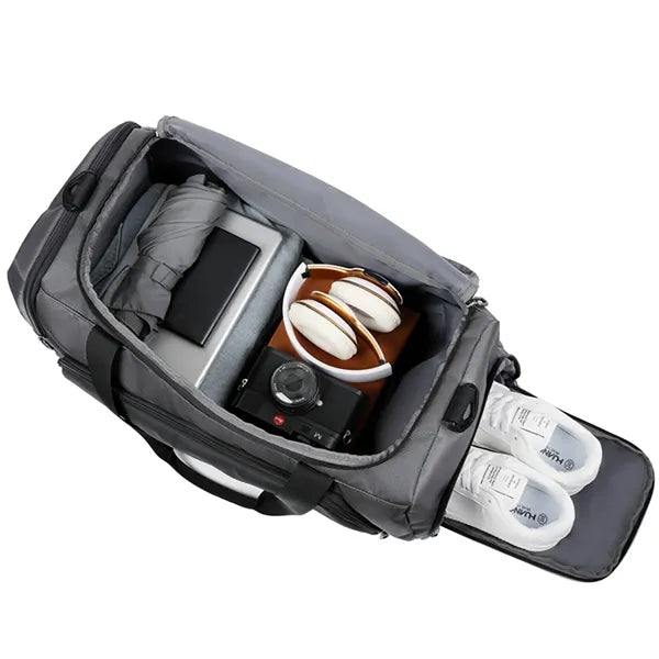 35L Sports Duffel Bag with Multiple Compartments
