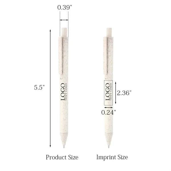 ECO Wheat Straw Ballpoint Pen