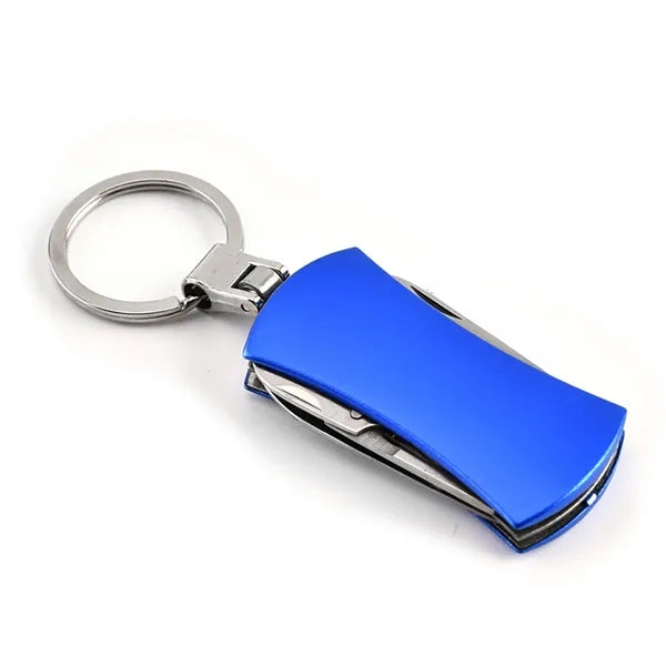Multi Tool Keychain with Bottle Opener and Knife