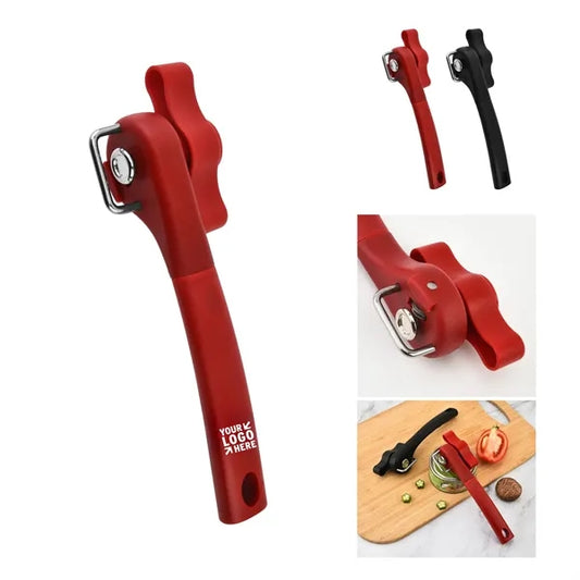 Durable Manual Can Opener w/ Side-Cut Lid for Safe Use