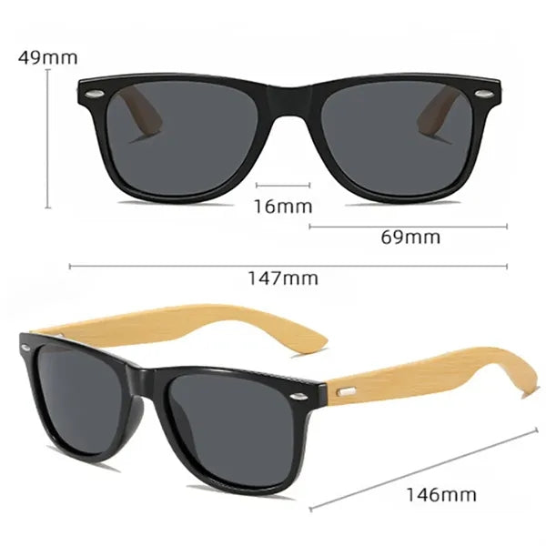 Bamboo Frame Sunglasses